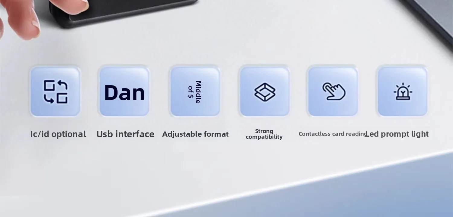 access control card issuing machine IC card reader USB interface  driver free ID