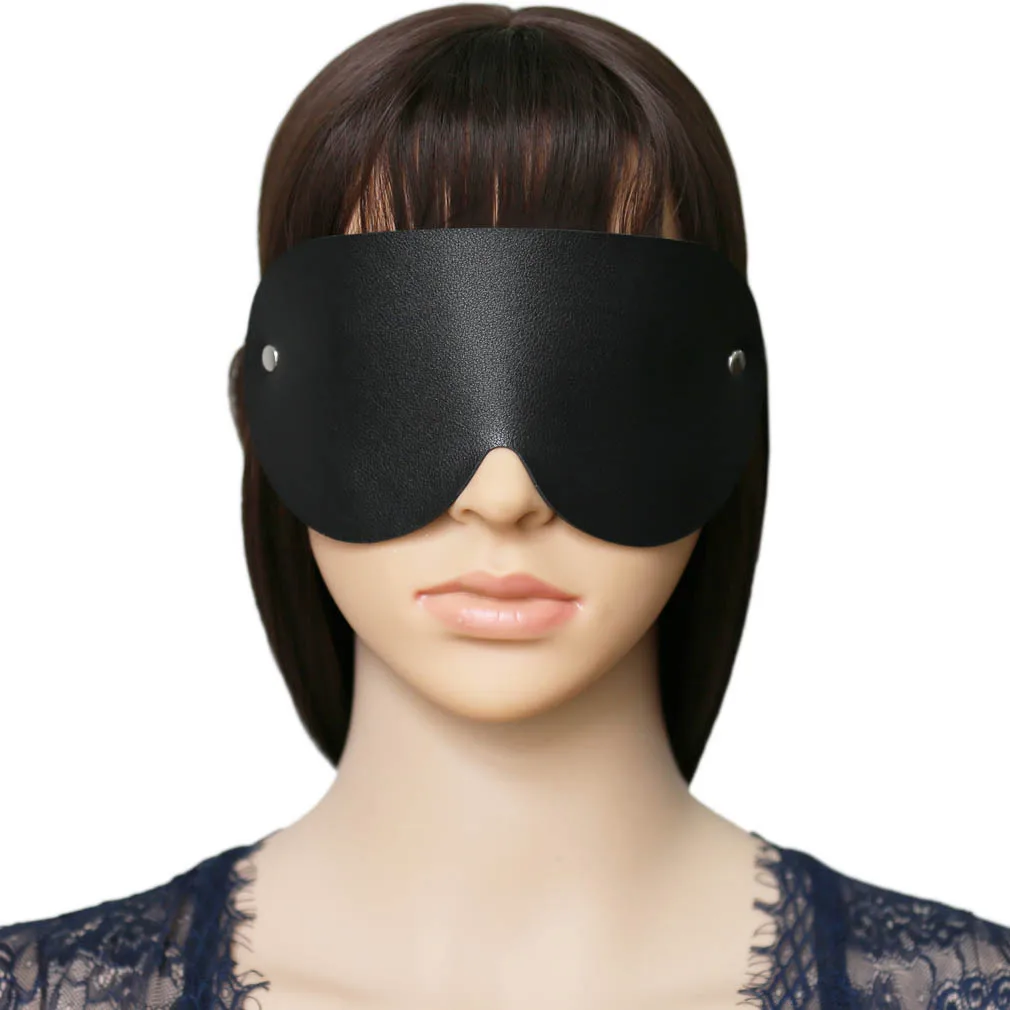 Erotic Costumes PU Leather BDSM Bondage Sexy Eye Mask Blindfold Fetish  Party Masquerade Eye Masks Porn Adult Sex Toys For Women - AliExpress