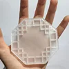 3 Sets DIY Quicksand Blank Card Brick Retro Geometric Shape Quicksand Mold Empty Plates Clear Acrylic Quicksand Blank Plate 3