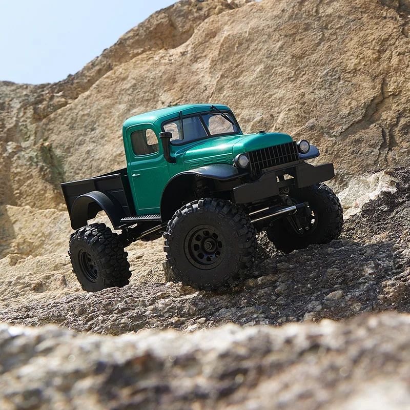 FMS FCX24 Xiaoqi 4x4 Fırçasız RC Paletli Kamyon - Metalik Yeşil
