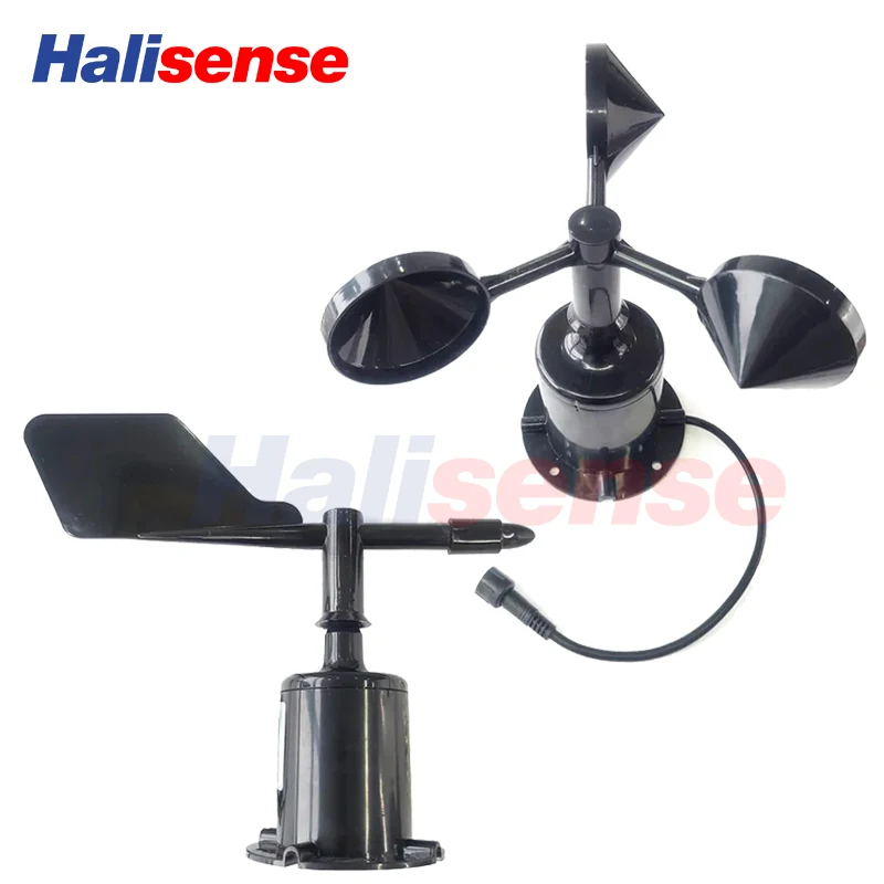 Weather Station 70m/s Weather Station Outdoor 3 Cup Anemometer Sensor Polycarbon Fiber Wind Speed Wind Direction Sensor Output RS485 4-20MA 0-5V