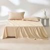 1PC Egyptian Cotton Bed Flat Sheet for Double King Queen Bed Solid Color 800 Thread Count Top Sheets Luxurious Durable Bedsheet 1