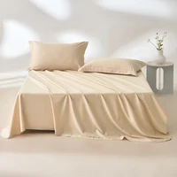1PC Egyptian Cotton Bed Flat Sheet for Double King Queen Bed Solid Color 800 Thread Count Top Sheets Luxurious Durable Bedsheet 1
