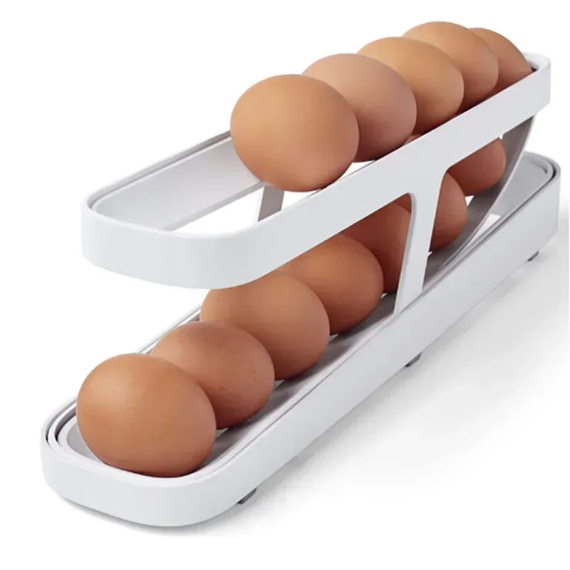 Automatic Rolling Egg Dispenser Storage Tray