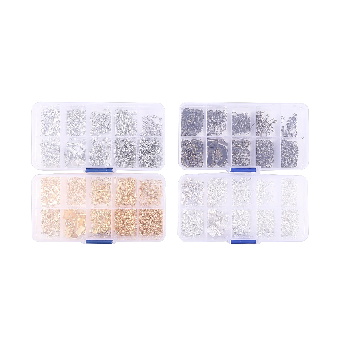 Alloy Accessories Set Jewelry findings Tools Clip buckle Lobster Clasp Open Jump Rings Earring Hook Jewelry Making Supplies Kit