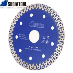 SHDIATOOL – lame de scie à diamant en forme de A, disque de coupe bleu, corps en acier de haute qualité pour marbre, utilisation polyvalente lisse 