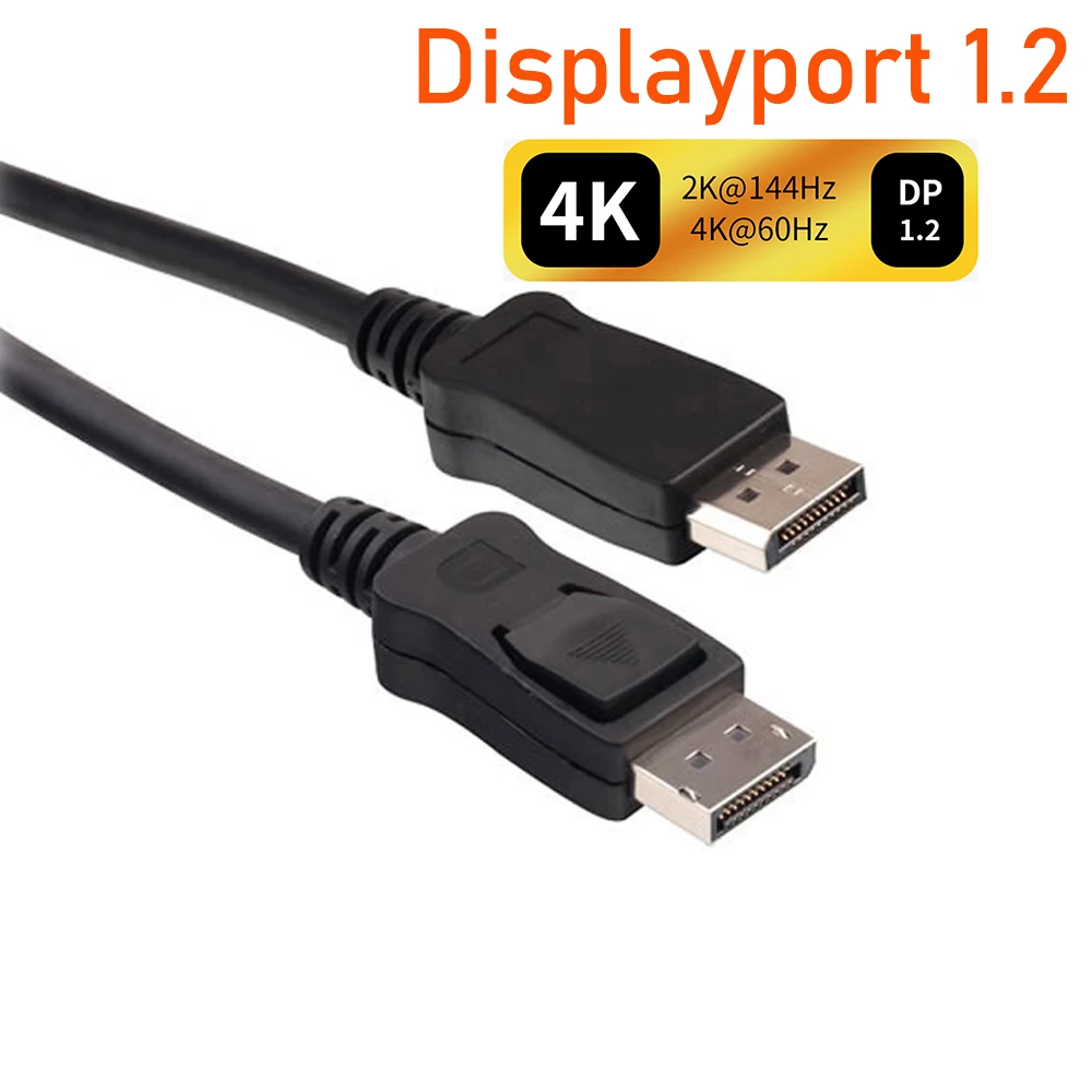  8K DisplayPort 2.0 Cable – 3ft – DP 2.0 Cable with