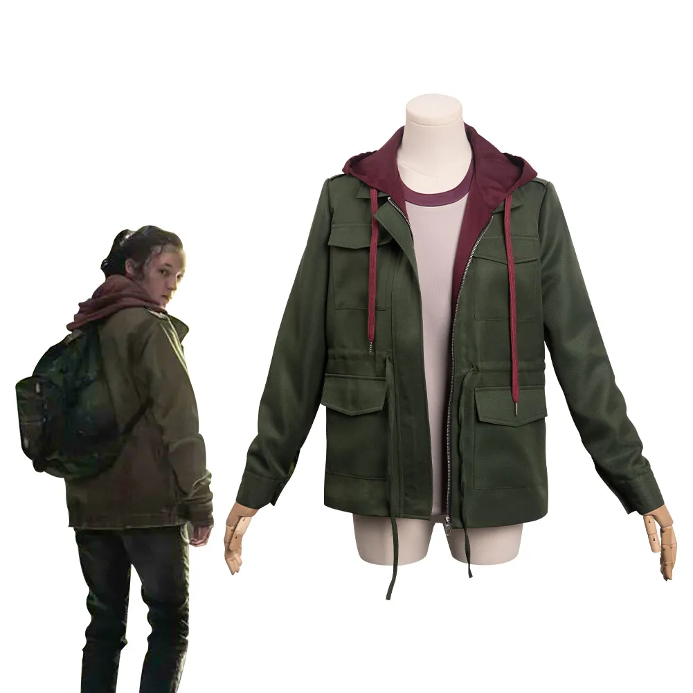 L'Ultimo Di Noi Cosplay Ellie Costume Per Le Donne Adulte Ragazze Giacca Fantasia Ellie Cosray Borse Outfit Halloween Carnival Suit