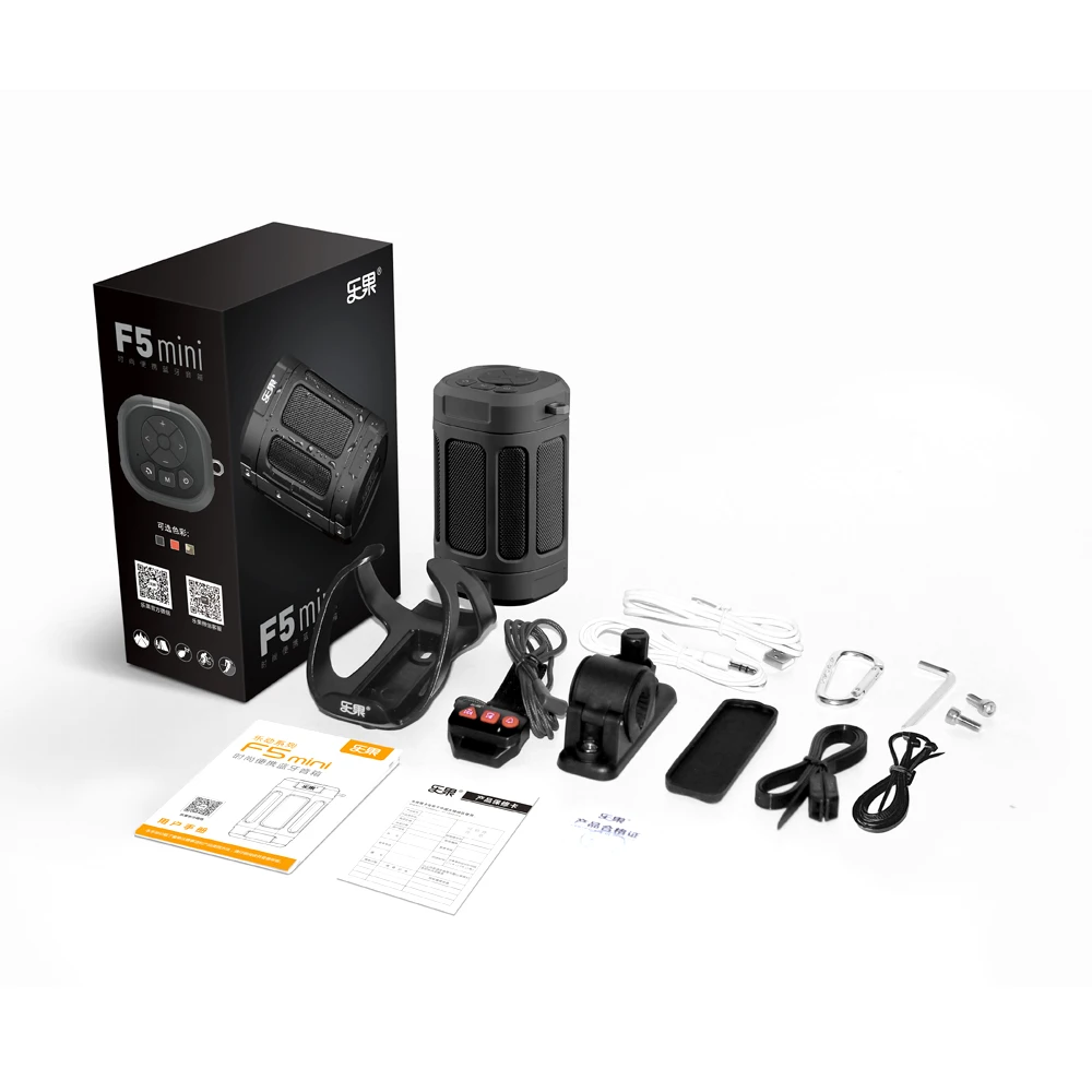 NowGo F5Mini Portable Bluetooth Speaker Outdoor Sports Cycling With High Volume Mountain Cycling Subwoofer Support TF, TWS, USB bluetooth speaker portable speaker mini bluetooth speaker