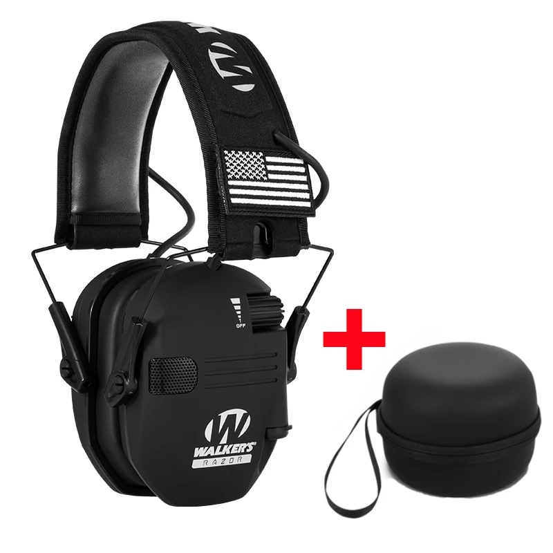 Tactical Electronic Shooting Earmuff Case Antinoise Headphone Sound