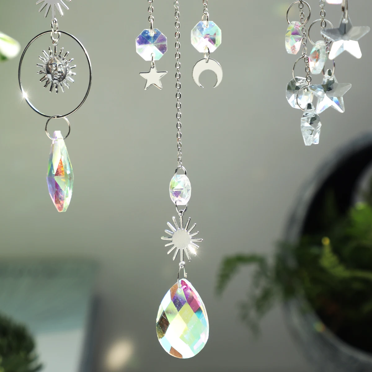 極美品　クリスタル・ジャベリン クリソベリルキャッツアイ ダイヤモンドリング CE 1.387ct D