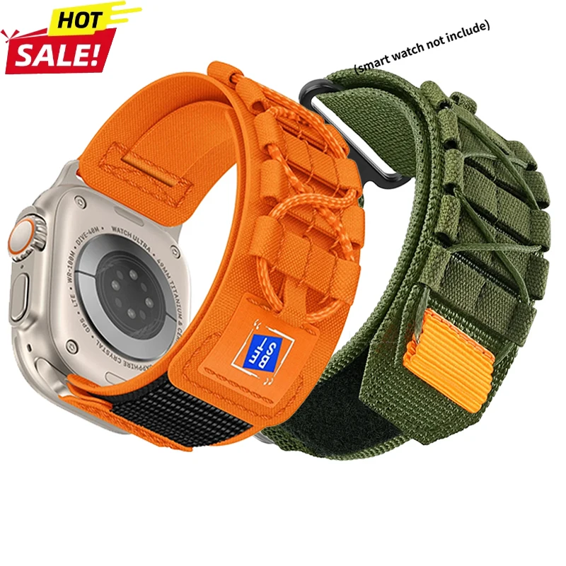 Tactical Sport Nylon Trail Strap for Apple Watch - Durable and Stylish Bracelet for Active Lifestyles
