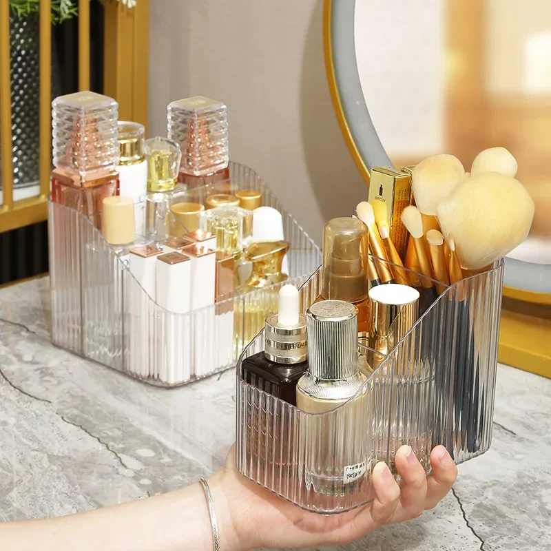 Plastic Makeup Bathroom Storage Box Cosmetic Bucket Desktop Make Up Jewelry Storage Case Sundries Table Container Organizer storage box,jewelry box,jewelry organizer,cosmetic storage box,makeup storage box,makeup organizer