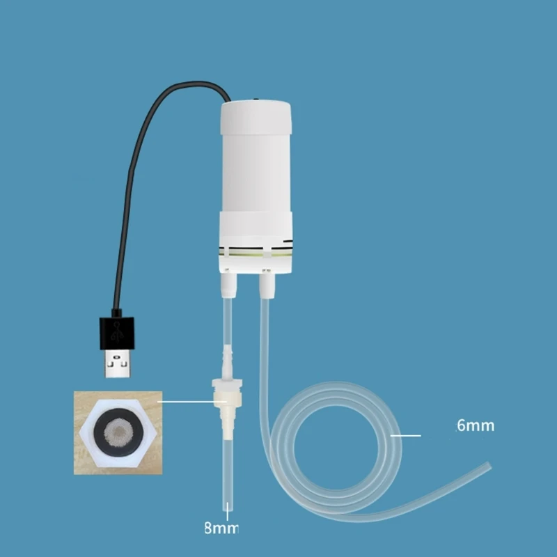 USB 미니 워터 펌프 작은 조용한 5V USB 워터 펌프 필터 물고기 연못 미니 수족관 탱크 분수 액세서리 4L/min