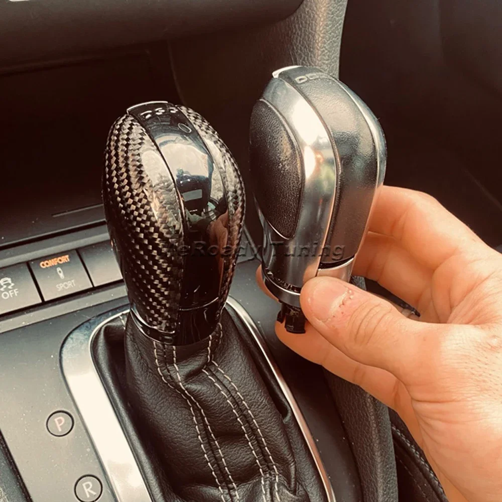 Buy JDM Carbon Fiber Manual Transmission Car Gear Shift Knob Shifter Stick In Guangzhou,China - Foto 9