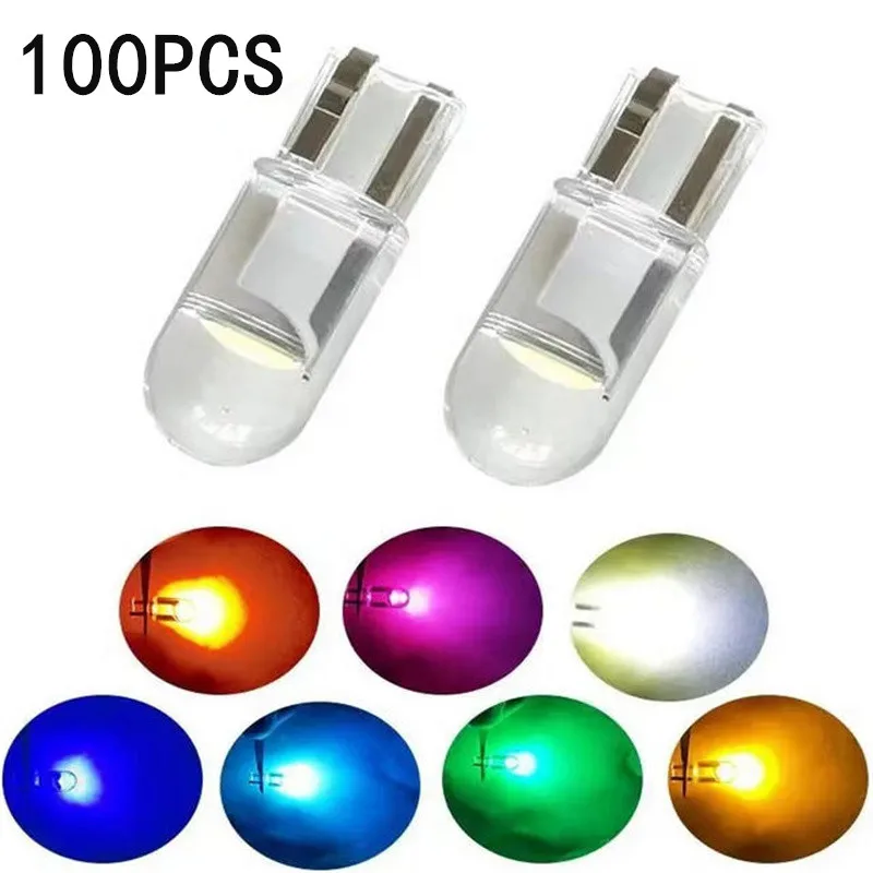 หลอดไฟ LED รถยนต์ T10 DC 12V Canbus แก้ว COB 6000K สำหรับไฟอ่านหนังสือ ไฟโดม ไฟมาร์คเกอร์ ไฟป้ายทะเบียน - แพ็คใหญ่ 5/10/20/50/100 ชิ้น 1