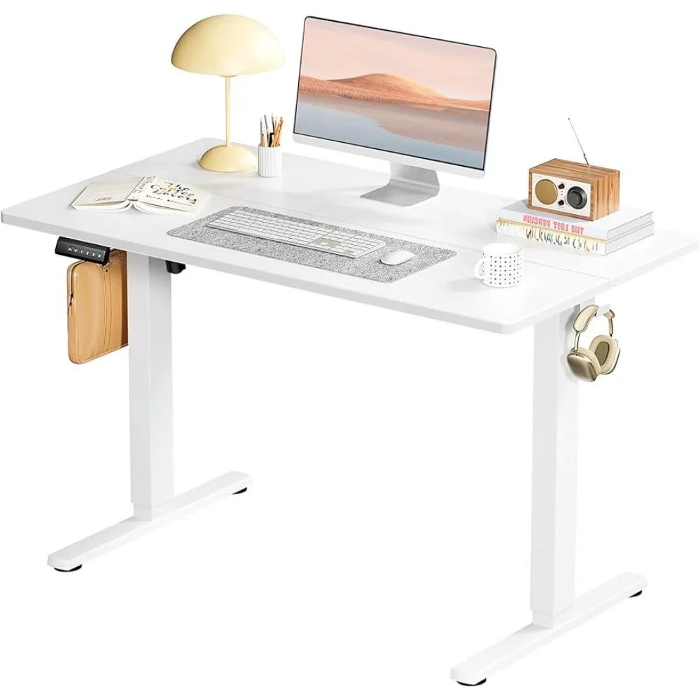 Adjustable Height Electric Sit Stand Up Down Computer Table Standing Desk 40x24 Inch Ergonomic Rising Desks Freight Free Reading