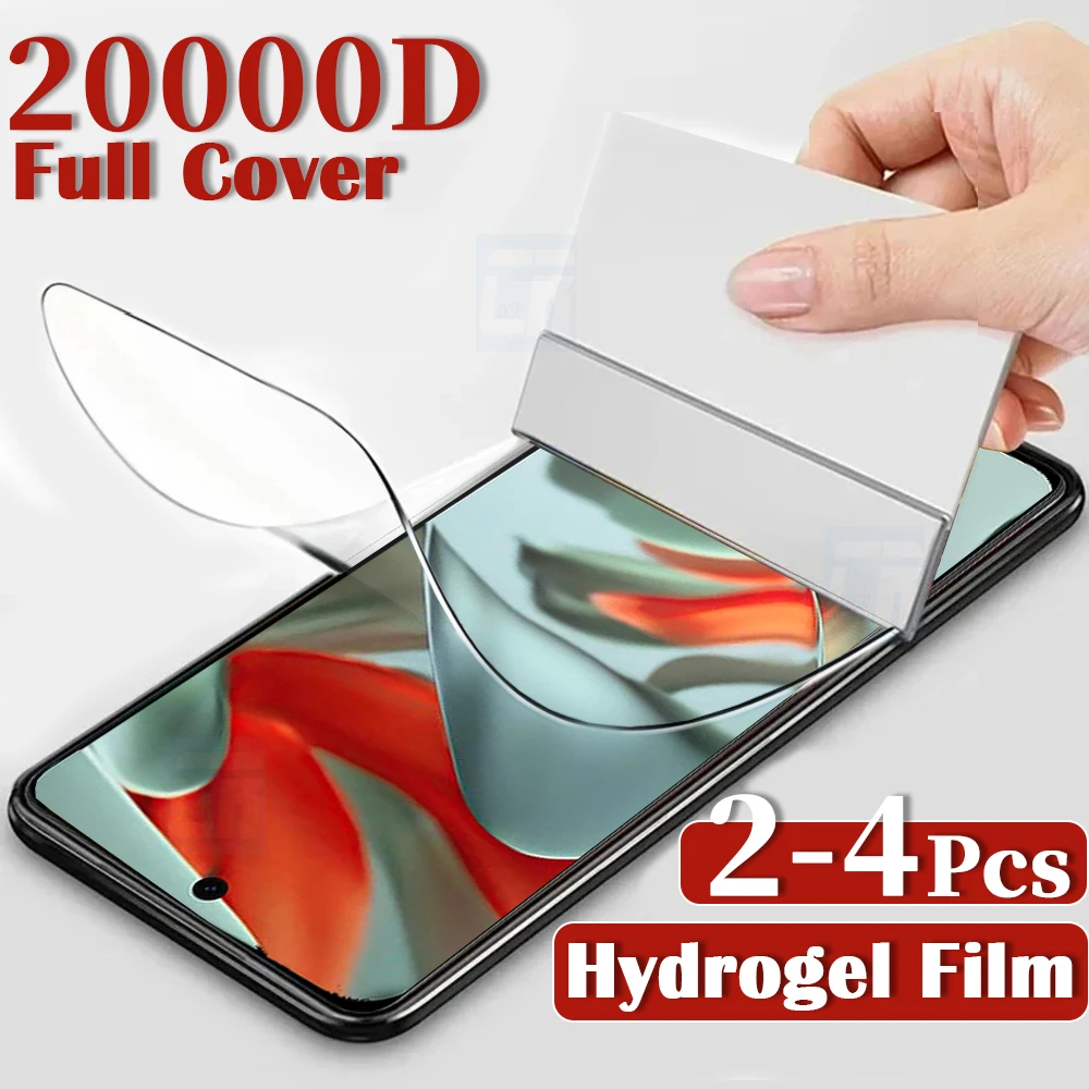 Premium Silicone Hydrogel Foldable Screen Protector - 2-4 Piece Set