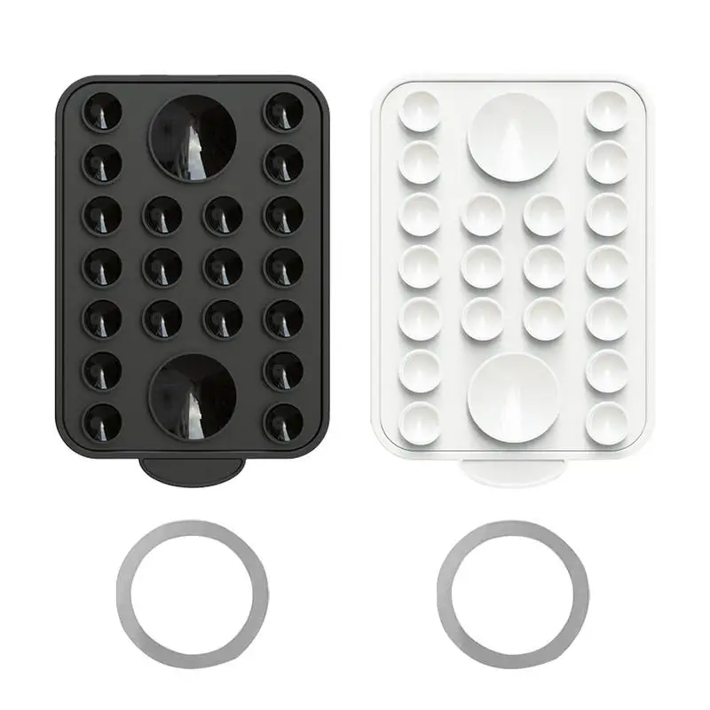 

Silicone Suction Pad Phone Suction Grip Sticky Magnetic Phone Mount Suction Cup Removable Anti-Slip Grip For Videos Selfies