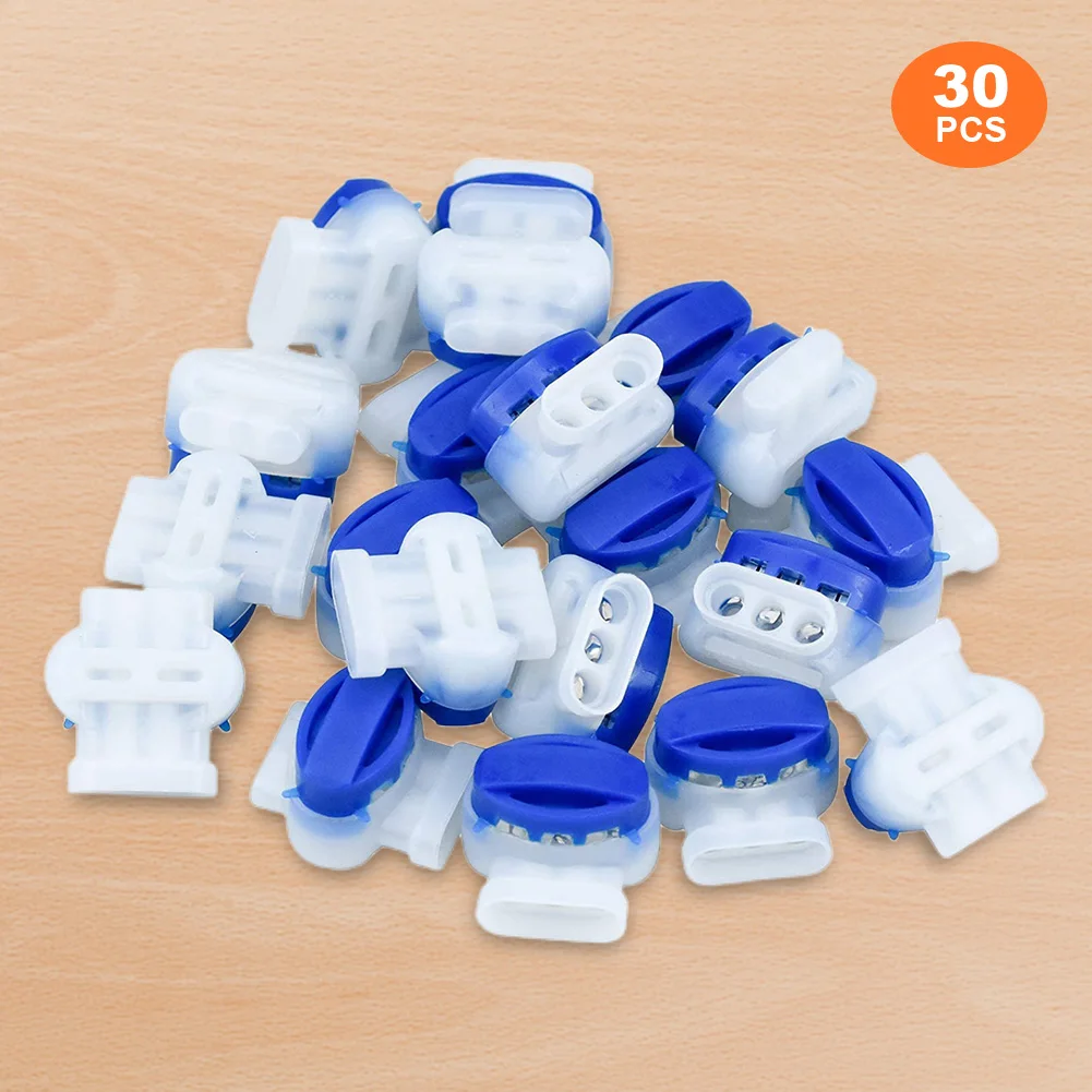 Description Picture 5 of item10Pcs/set Waterproof Cable Clamps Wire Connectors for Garden Auto Lawn Mower 3 Pore Terminal Blocks Robotic Lawnmower Connectors