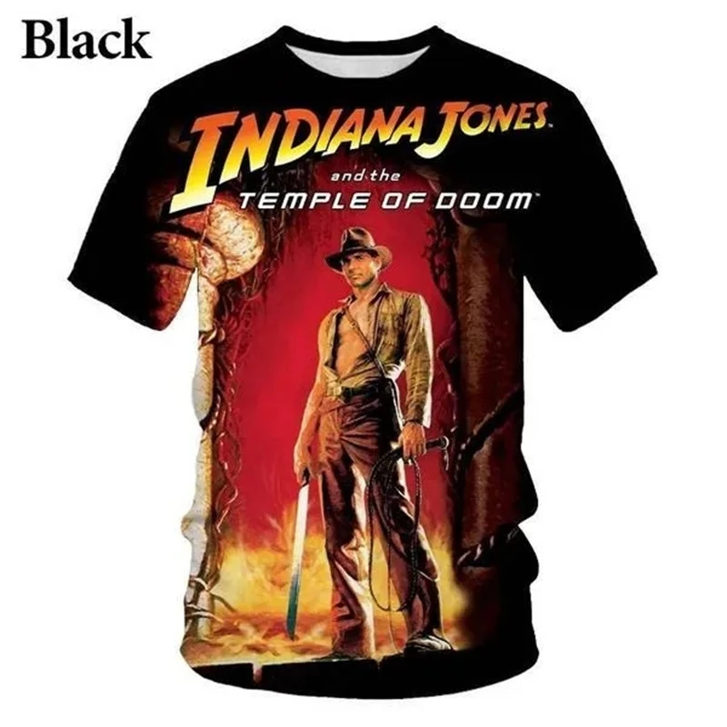 Vintage T Shirt For Men Movie Casual T-Shirt 3D Printed  Harajuku Fashion Short-sleeved Tees Men's Round Neck y2k Tops T-shirt