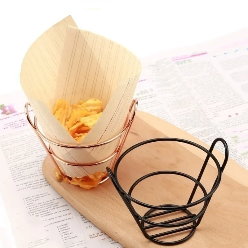 1PCMiniFrenchFriesBasketStainlessSteelChipsFryingBoxStrainer