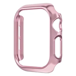 Premium Protective Cover for Smartwatch Screen with Durable PC Bumper Frame (Bright pink)