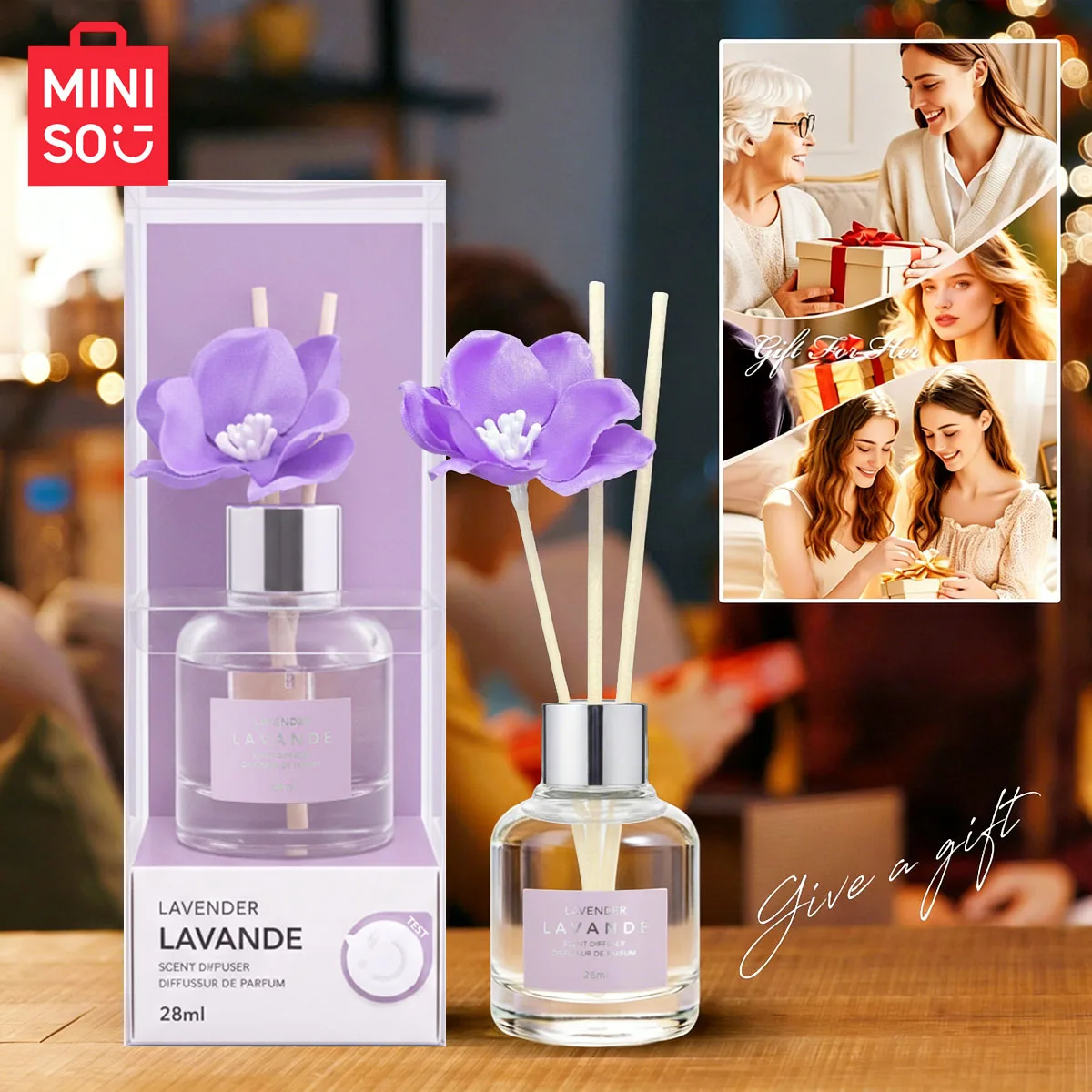 Diffusore di aromi lavanda e gardenia per profumatore ambiente_voghion.com