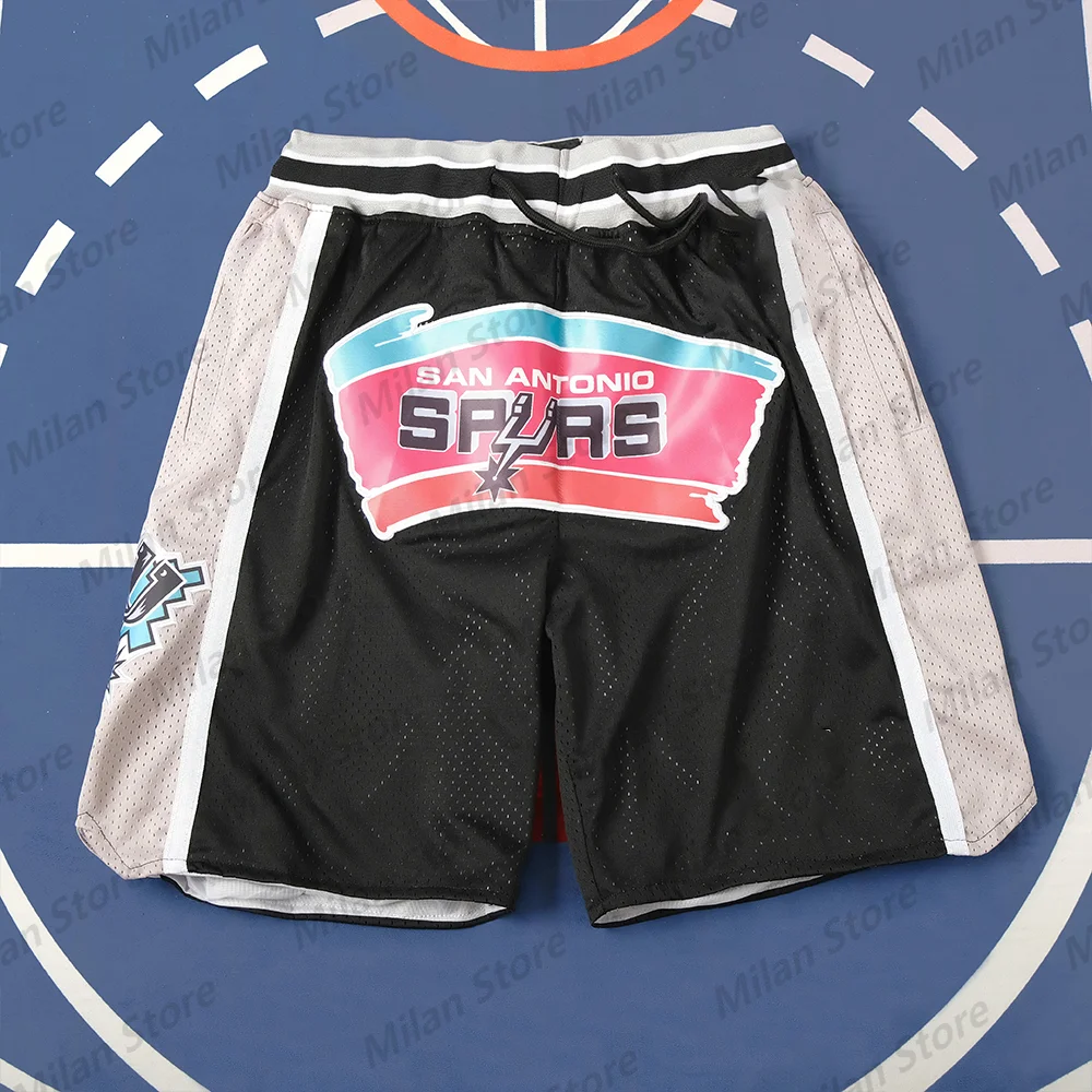 Summer Short Pocket Shorts Breathable Houston Basketball Loose Cactus Jack Brand Basketball Sport Rocket Jersey Short Kid Kit