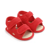 Baby Boys Girls Soild Summer Breathable Anti-Slip Shoes Sandals Toddler Soft Soled Shoes 0-18 Monthes 7 Colors 5
