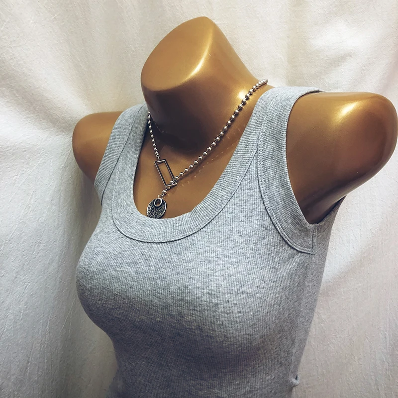 

Knitted Elastic Solid Women Tank Tops 2022 Summer Sleeveless Sexy Classical Style All Match Female Pulls Outwear Tops Tees