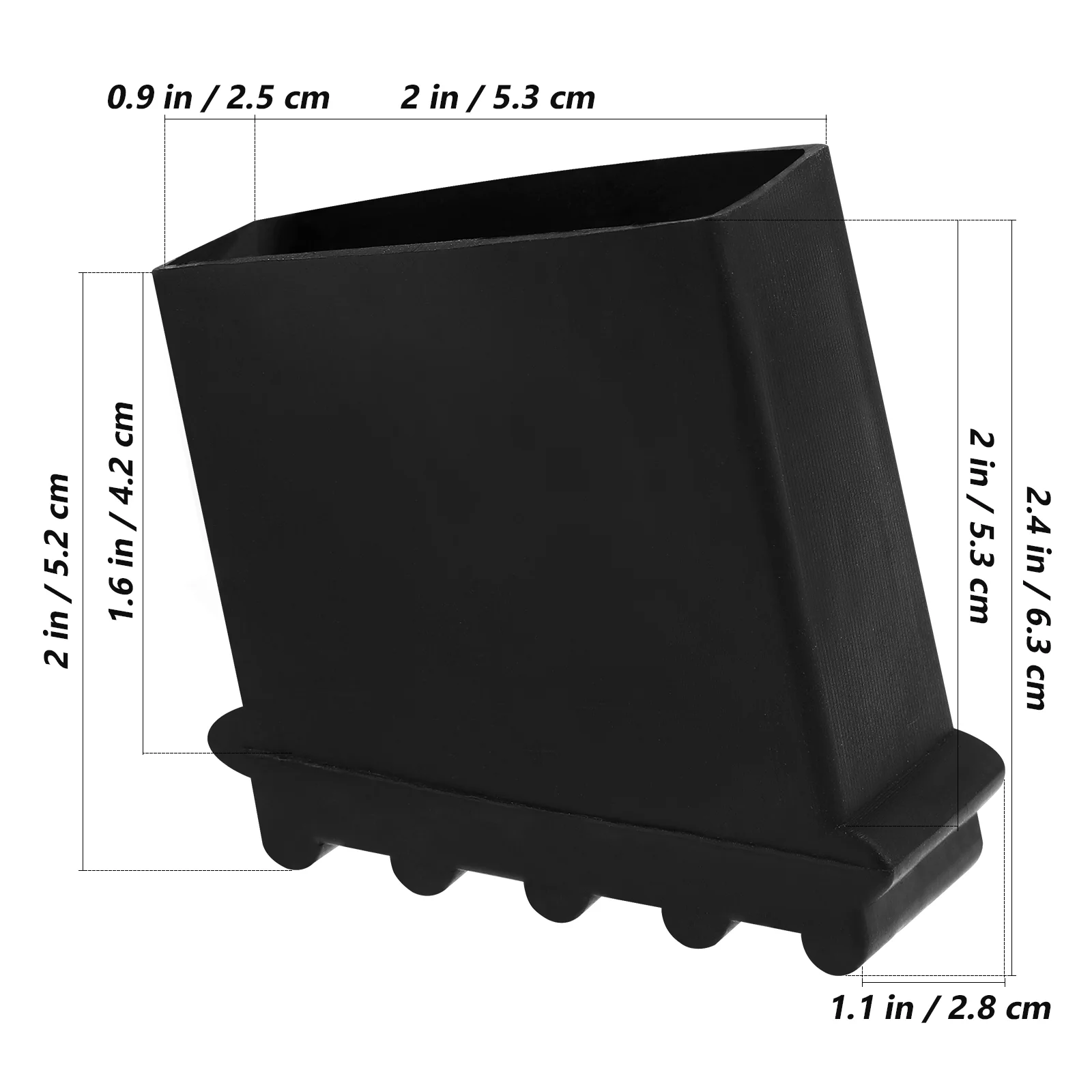 Ladder Feet Covers Non-Slip Rubber Pads Cushion Extension 4 Pcs Security Bumpers