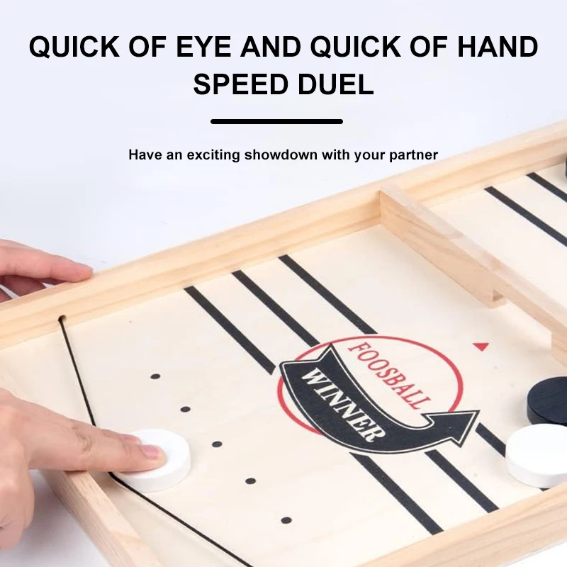Wooden Billiard Board Game Foosball Winner Games Table Hockey Game Catapult Chess Parent-child Interactive Fun Competitive Toy