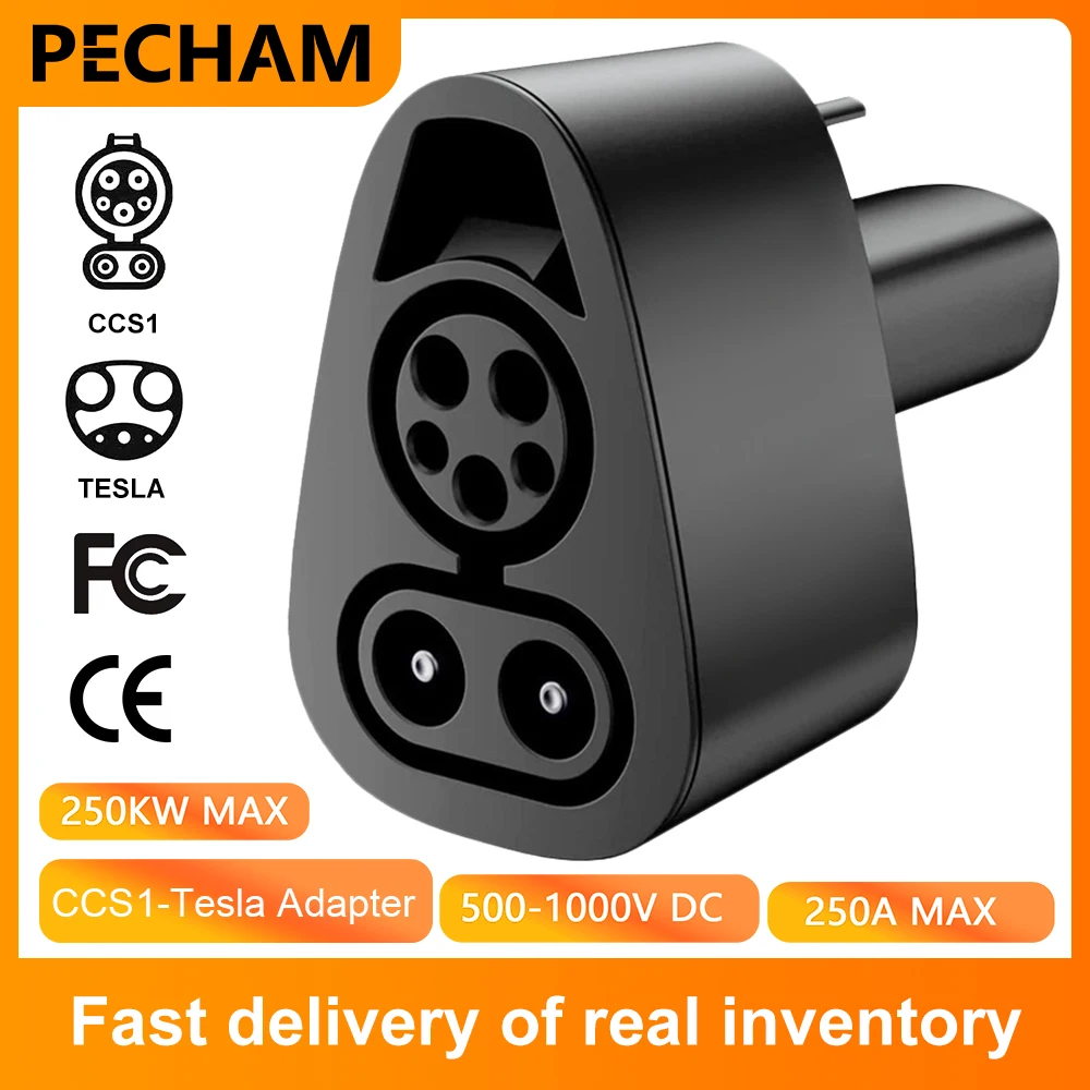 

Fast EV Charge DC Adapter CCS1 To Tesla 250KW Electric Vehicle Charging Convertor COMBO CCS 1 To Tpc Converter for Model 3/X/Y/S