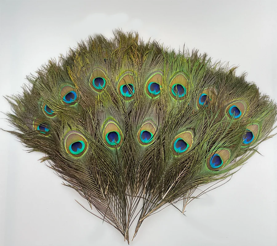 Manufacturer wholesale 25 30cm peacock feather big eye peacock feather