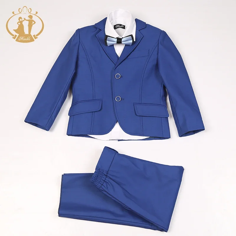 

Nimble Blue Suit for Boy Single Breasted Boys Suits for Weddings Costume Enfant Garcon Mariage Boys Blazer Garcon 2024