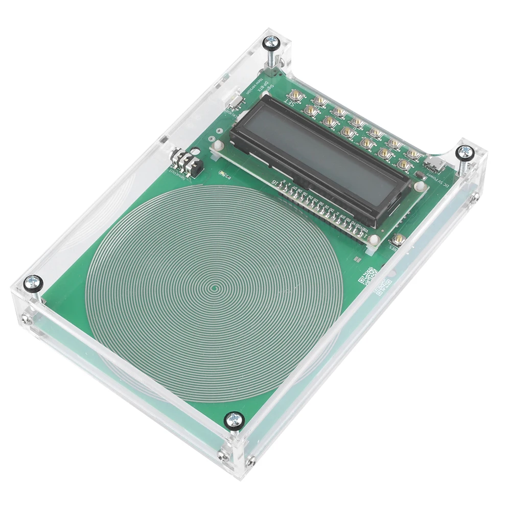 Adjustable Frequency Wave Generator - 0.1Hz To 99999Hz Range, 7.83Hz Default, Gold Plate, USB-C Powered