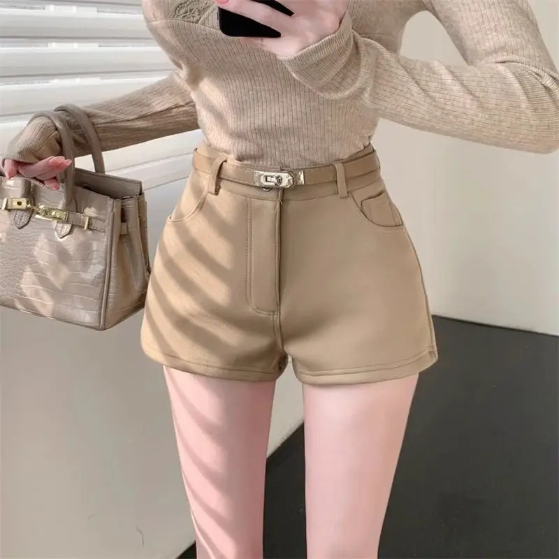 High Waist Legging orts Pure Color Slimming Casual Wear Outdoor Hot Pants Trendy Faionable Wide Leg Pants for Girls
