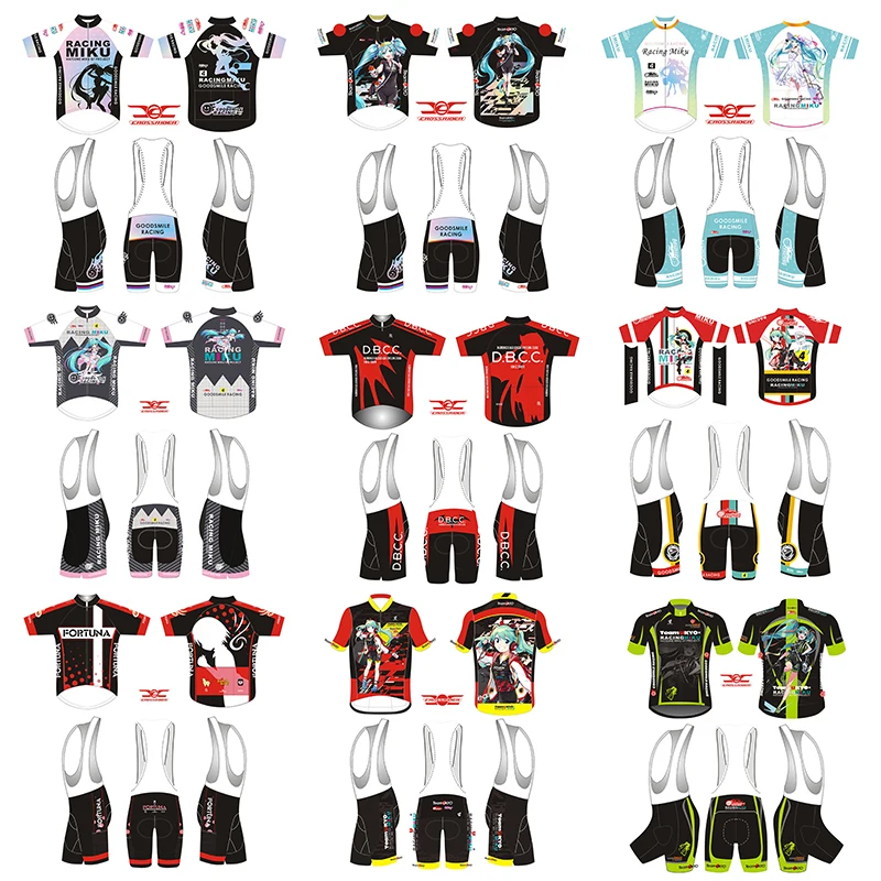 Japan Cycling Jersey Bib Set MTB Racing Bike Clothing Quick Dry Top Wear Bicycle Clothes Men's Short Maillot Culotte Suit