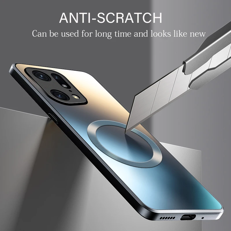 Premium Matte Silicone Frosted Phone Case with Magnetic Wireless Charging Compatibility