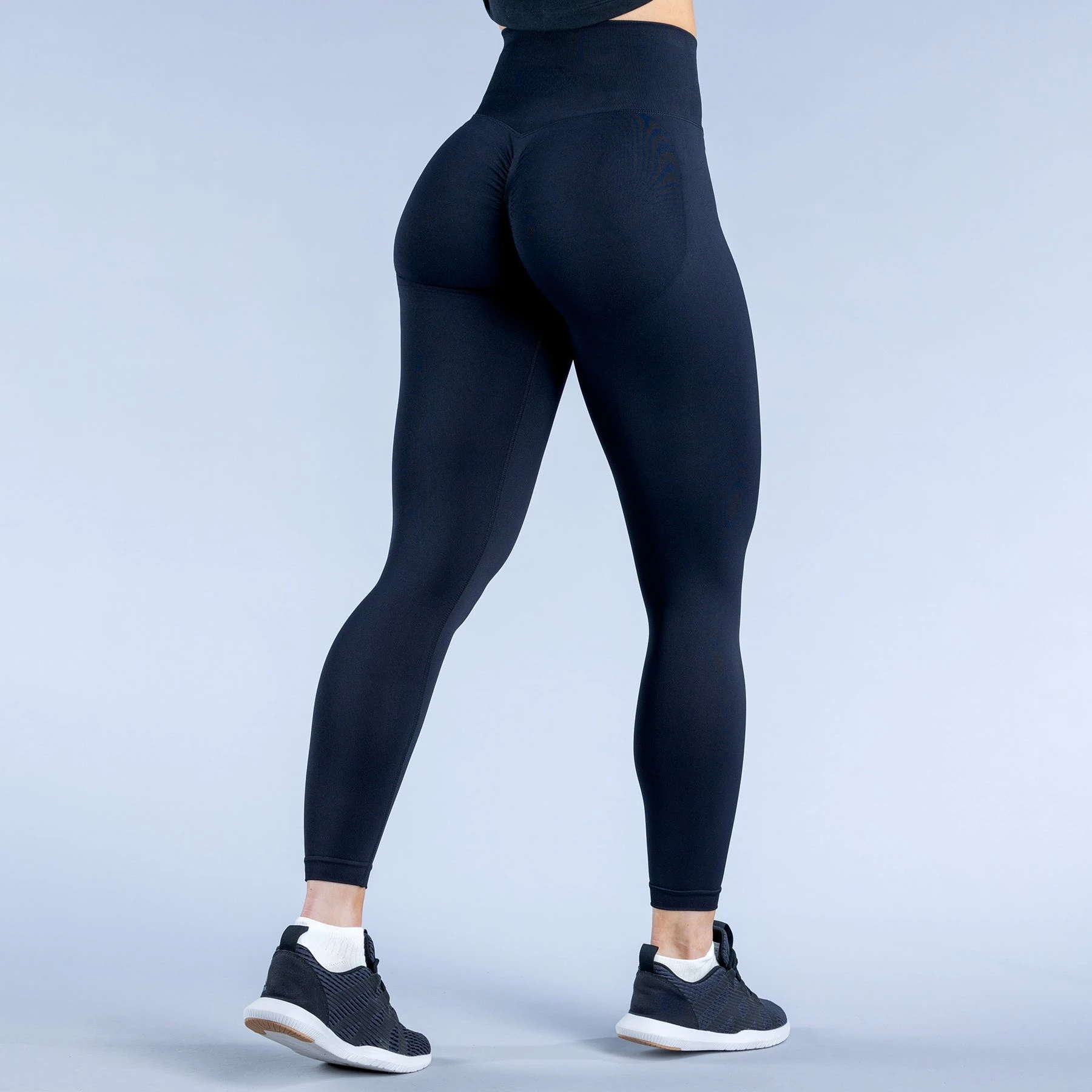 

Dynamic Leggings Women Ribbed High Waist Band Scrunch Bum Seamless Yoga Pants Gym Leggings Fitness Sweat Wicking Workout Tights