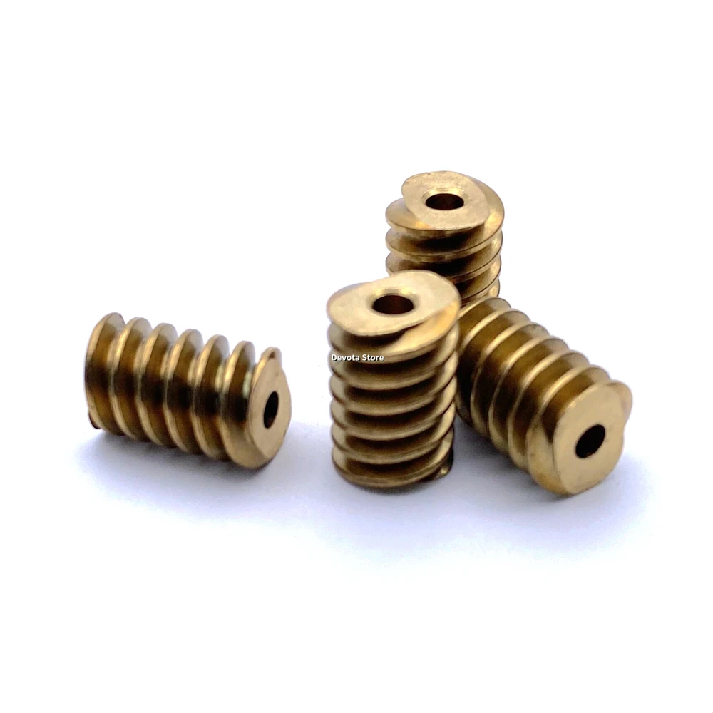 0.7M Copper Turbine Worm 3mm Hole DIY 5840/4058 gear motor