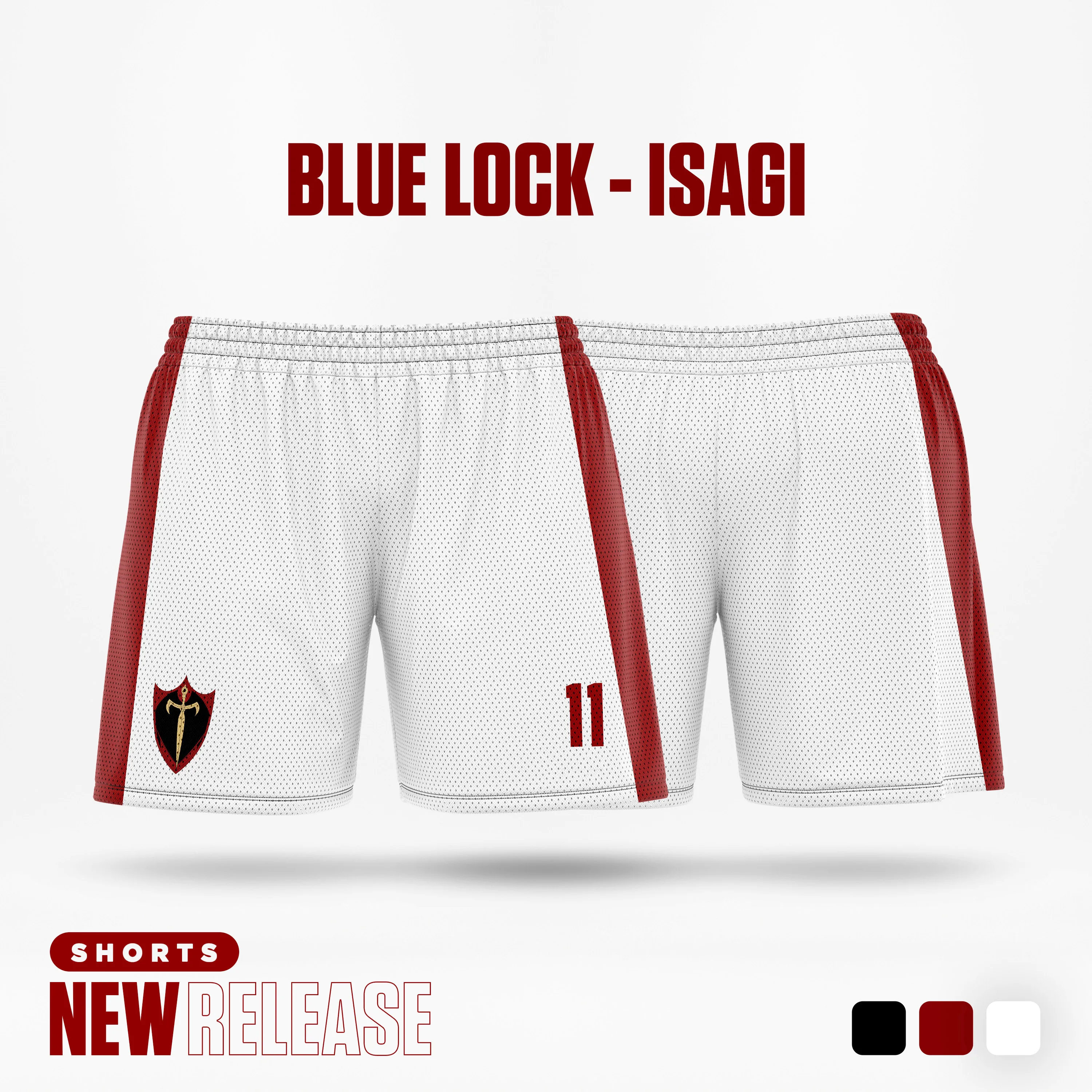 Blue Lock B. Munchen White Cartoon Anime Jersey Men Shorts Summer 2024 New Fashion Women Short Pants Sport Children Bottom 4
