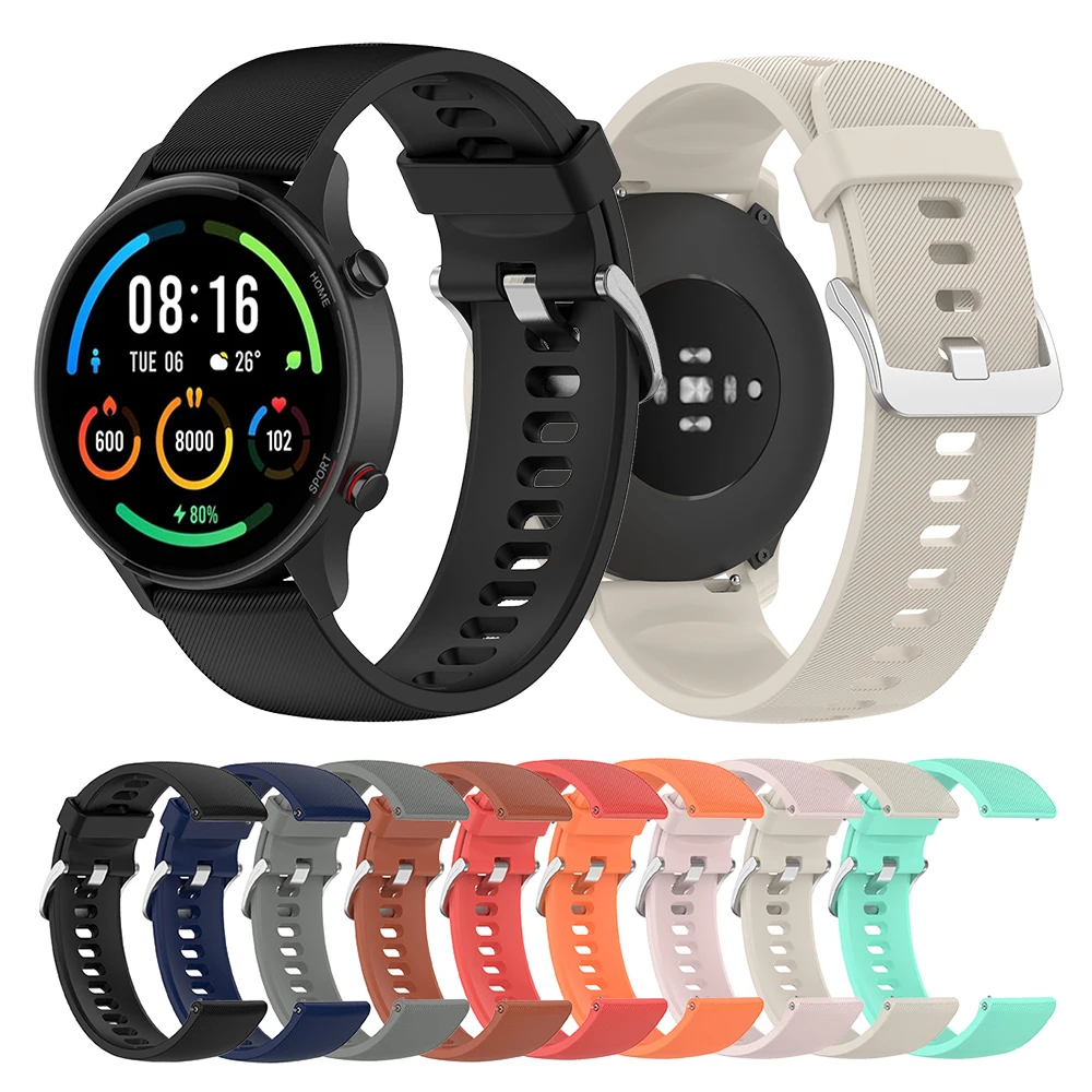 

Ремешок силиконовый для Xiaomi Watch Color Sport Edition/Color 2, сменный Браслет Для Xiaomi Haylou RT LS05S, 22 мм