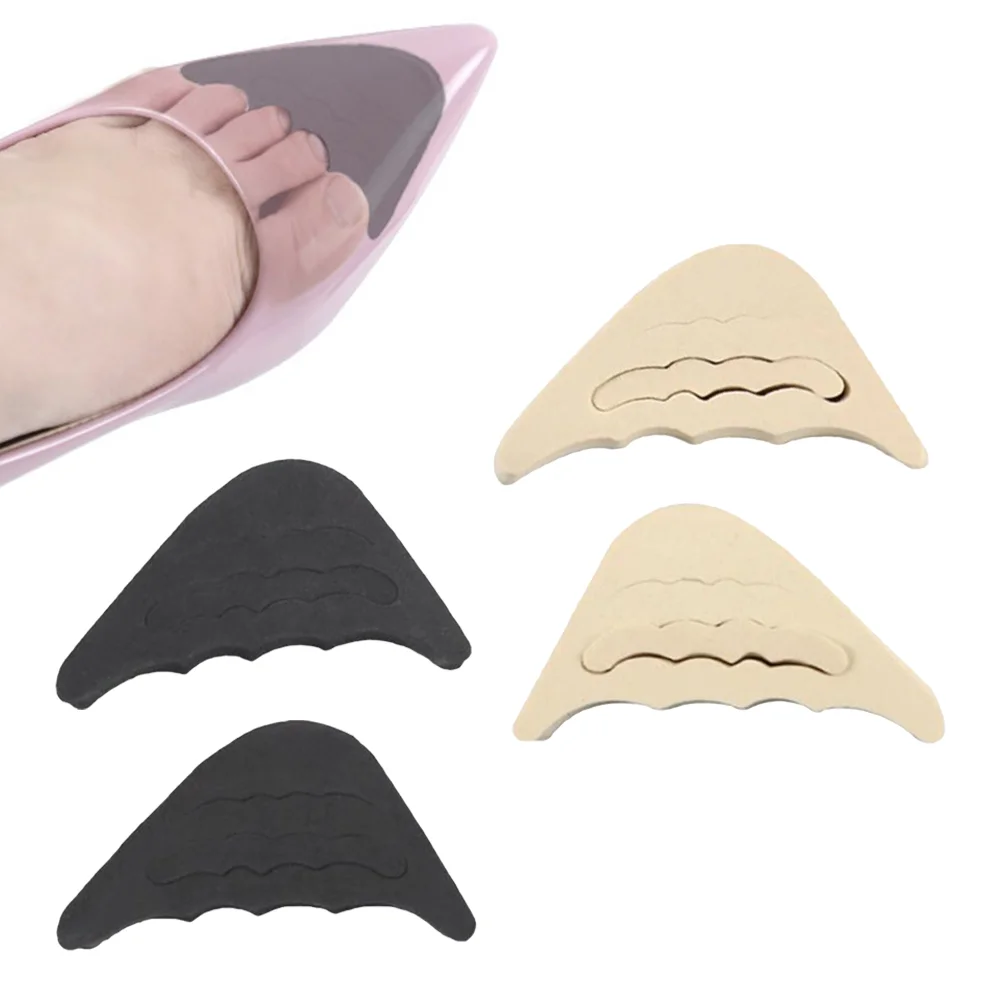 2 Pairs Pad for Women Sneakers High Heel Shoe Womens Slip on Forefoot Insole Adjustable 12pcs antislip pads protectors pvc high heel covers non slip high heel sleeves high heel protectors for women shoes