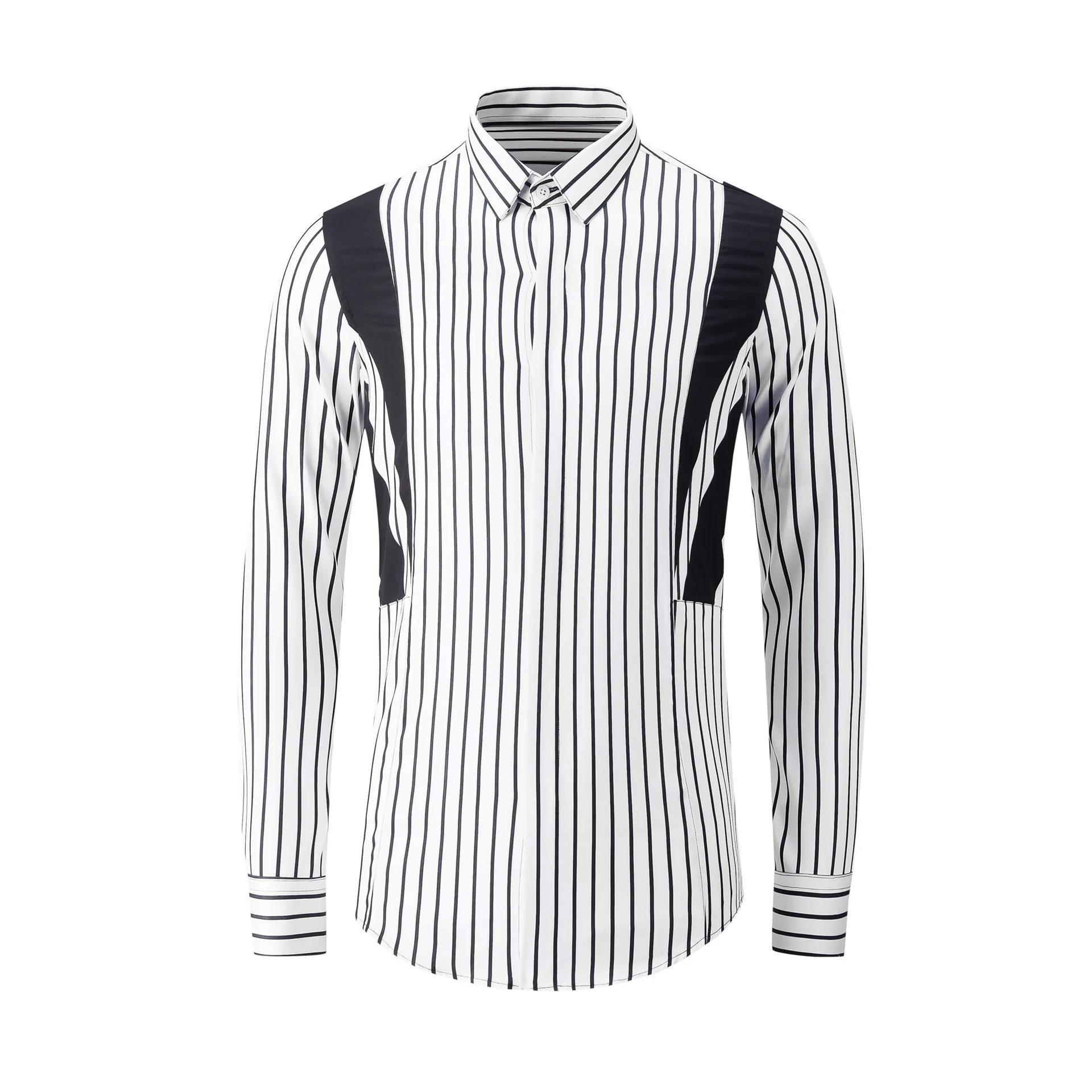 

High Quality Luxury Jewelry Summer Beach Casual Style Soft And Breathable Cotton Fabric Hawaiian Stripe Shirt For Men