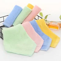 Baby Towel Face Towels Baby Bath Towel Handkerchief Burp Cloths Soft Microfiber Absorbent Washcloth Children Towels Hot 25x25cm 1