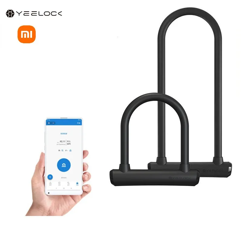 

Xiaomi Yeelock Smart U Lock sliding door Car Motorcycle Bike padlock window Password Waterproof To Phone APP Intelligent remote