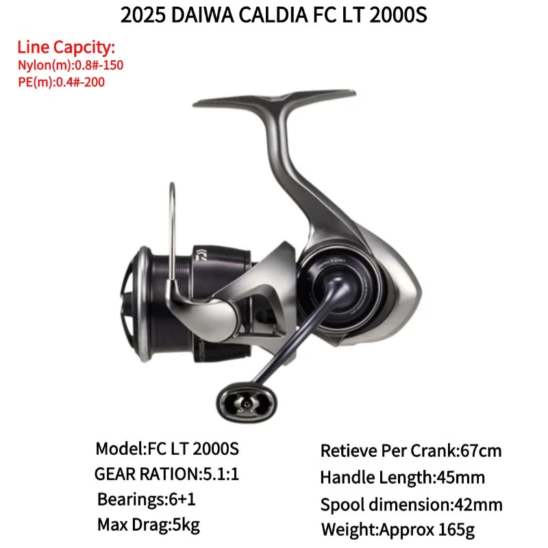 リール Daiwa Caldia FC LT 2000S-H Daiwa 21 Caldia FC LT 2000S-H Spinning Reel Near Mint from