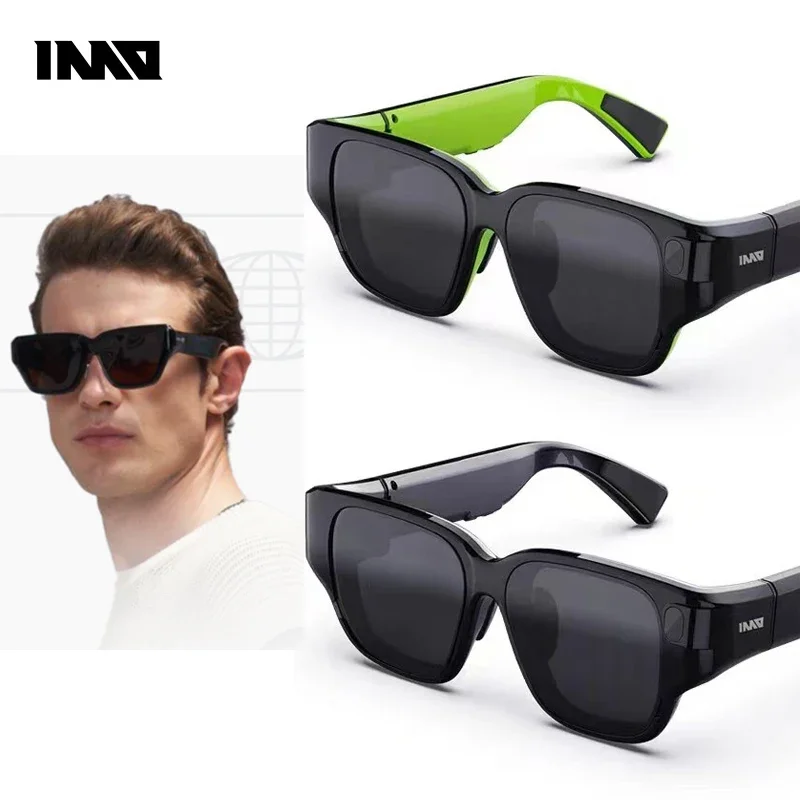INMO Air Black Wireless 3D AR Glasses HD Camera 3D Smart Control All In One Sun Glasses Full Color Virtual Reality Air